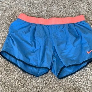 Blue nike shorts